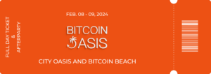 City Oasis & Bitcoin Beach - ticket